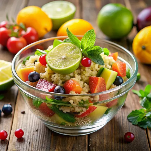 Salad Sayuran Berpadu Quinoa