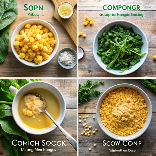 Sup Jagung dan Bayam Aroma Jahe